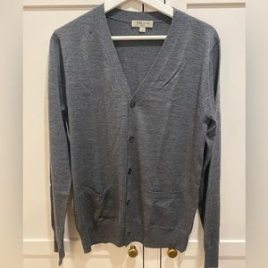 Frank & Oak Grey cardigan -M